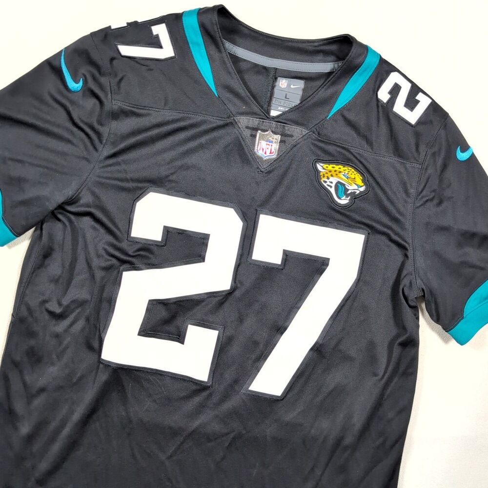 Nike On Field Jacksonville Jaguars #27 Leonard Fournette Jersey Men's L Stitched